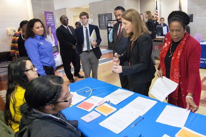 Secretary Burwell at a local Open Enrollment event in Texas.