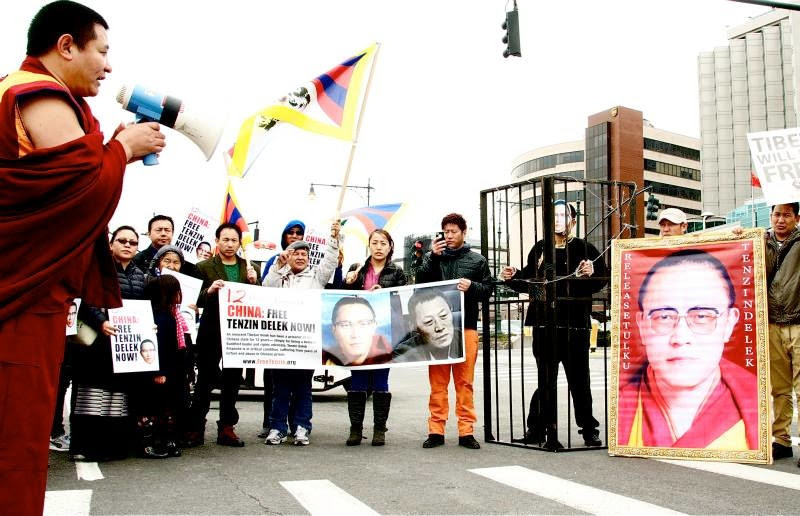 Day of action for Tenzin Delek