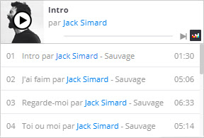 Ecoutez le nouvel album de Jack Simard