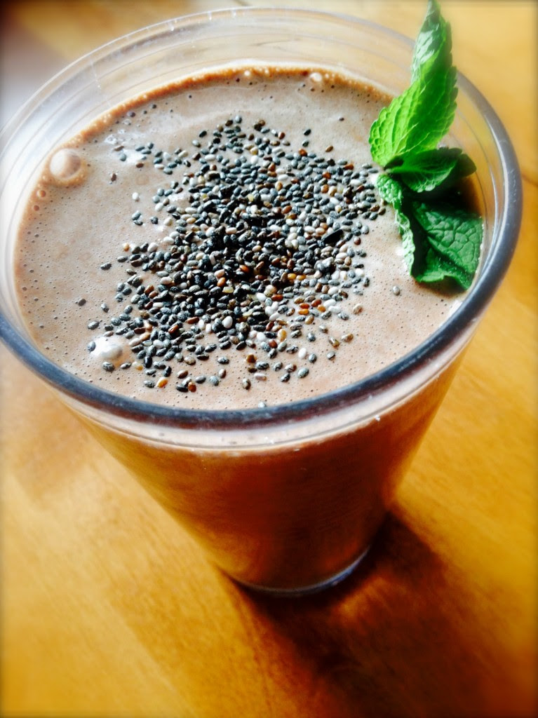 Healthy Chocolate Peanut Butter Protein Shake