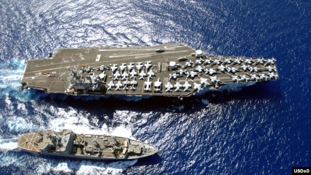 Tàu sân bay USS Ronald Reagan.