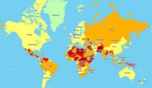 Travel Risk Map shows that eight out of top 10 most dangerous nations to visit are Muslim