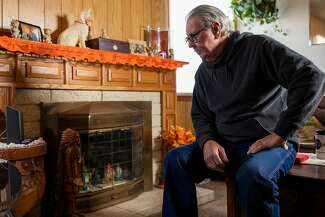 Bob Johnson at his Concord home in October 2020.