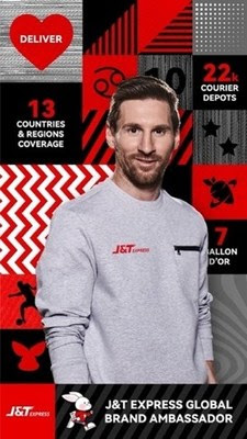 J&T Express names Lionel Messi as Global Brand Ambassador