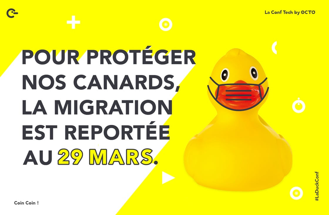 Splash info : La Duck Conf change de date Rendez-vous le 29 mars 2022