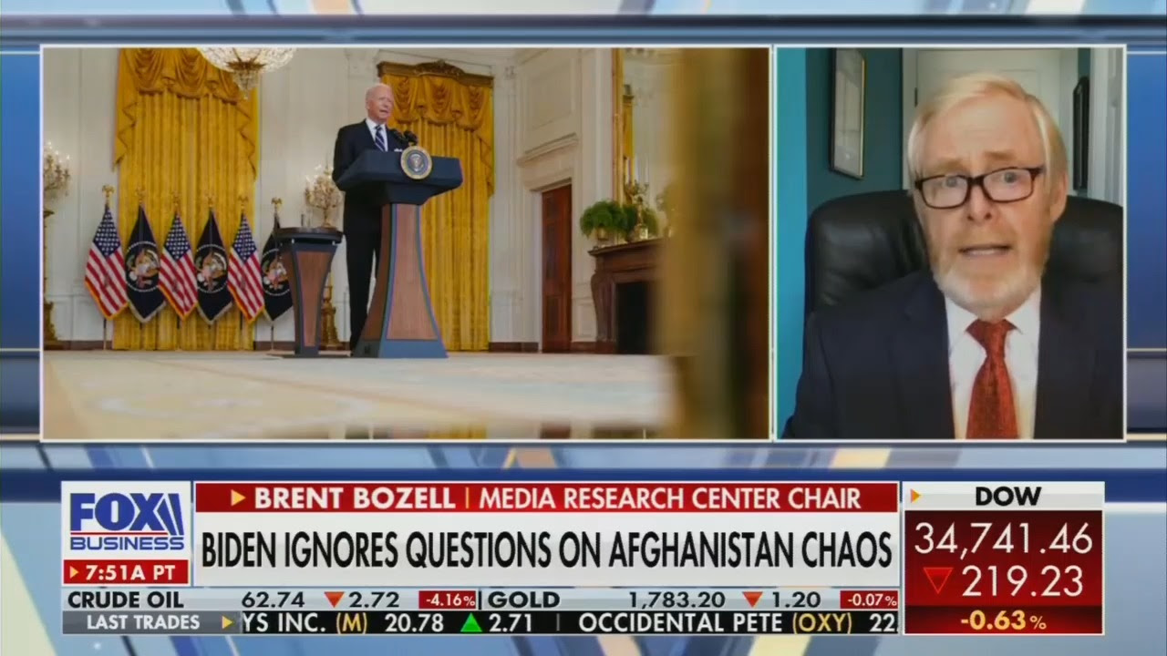 Brent Bozell: Even ‘Compliant’ Press Can’t Save Biden From His Afghanistan Debacle