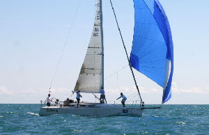 J/109 sailing Verve Cup offshore of Chicago