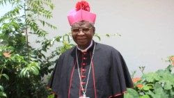 O Arcebispo Philip Naameh, Presidente da Conferência Episcopal de Gana
