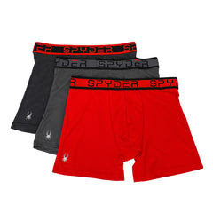 Spyder Men's Nylon Mesh 3-Pack Boxers