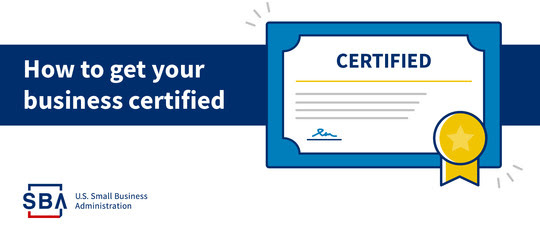 How to get your business certified icon
