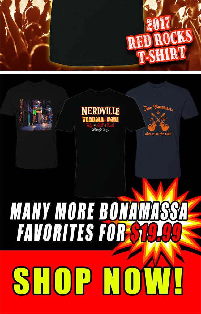 Get the latest deals on Bonamassa merch here!