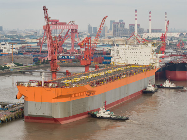 The FPSO Prosperity is based on SBM Offshore’s Fast4Ward program of a newbuild, multi-purpose hull combined with standardized topsides modules.
