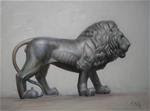 lion statue - Posted on Tuesday, January 20, 2015 by Yuehua He