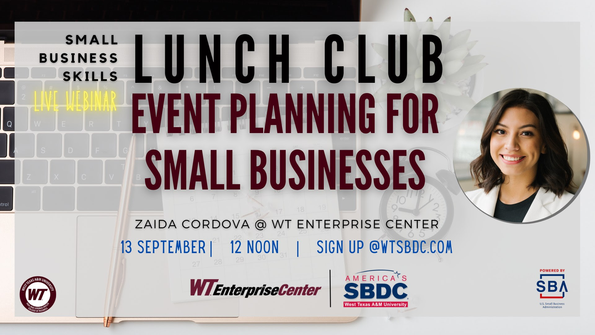 Lunch Club Event Planning for Small Businesses @ Lunch Club Event Planning for Small Businesses