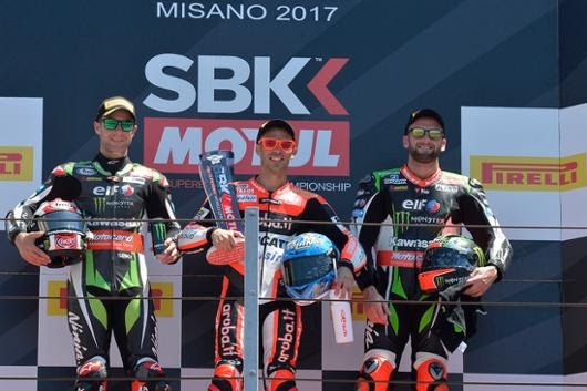 Podio WorldSBK Gara 2