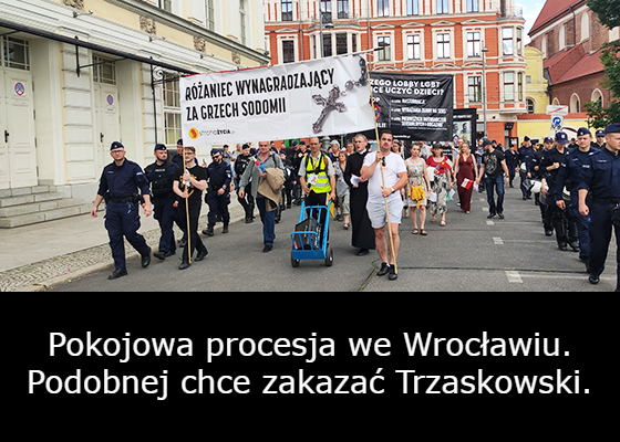 Warszawski Ratusz chce zakazać procesji