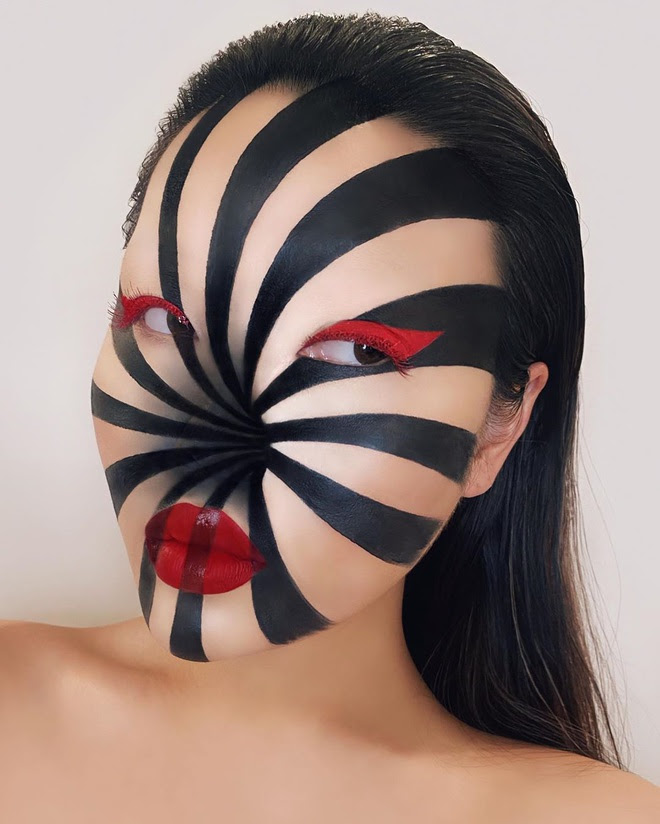 Bỏ nghề gõ đầu trẻ sang làm chuyên gia makeup, cô gái gây sốt MXH với những tác phẩm body-painting cực dị - Ảnh 7. Bỏ nghề gõ đầu trẻ sang làm chuyên gia makeup, cô gái gây sốt MXH với những tác phẩm body-painting cực dị - Ảnh 7.