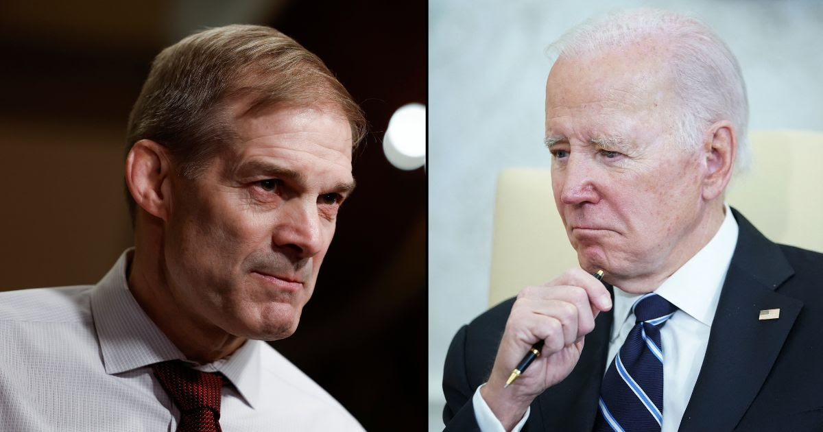 Biden Seeing Red: Jim Jordan Announces First Investigation as Chairman of Judiciary Committee