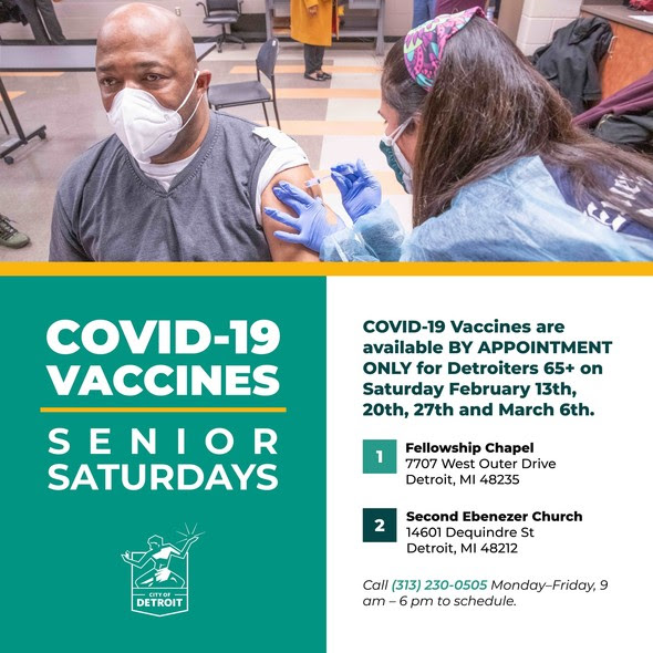 COVID-19 Vaccination Fairs - Senior Saturdays
