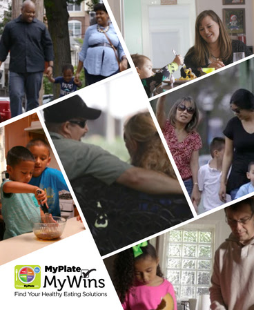 Meet the 6 MyPlate, MyWins Families