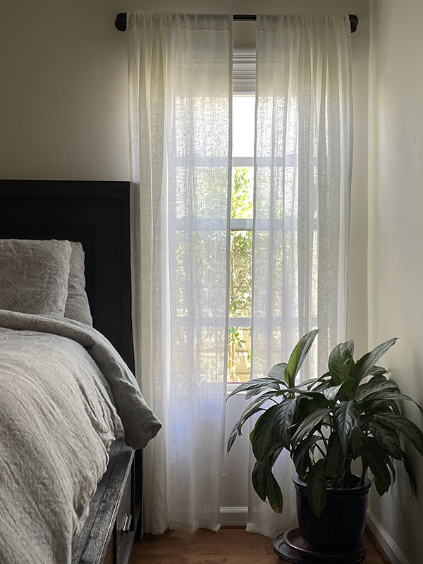 Airy Curtains in Open Weave 100% Linen