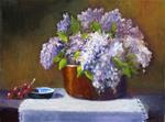 Lilacs in a Copper Pot - Posted on Tuesday, March 17, 2015 by Ed Kirwan