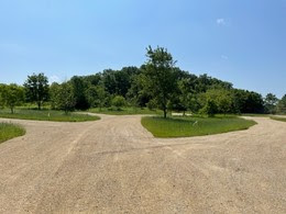 A view of the new equestrian campground at Governor Dodge State Park.