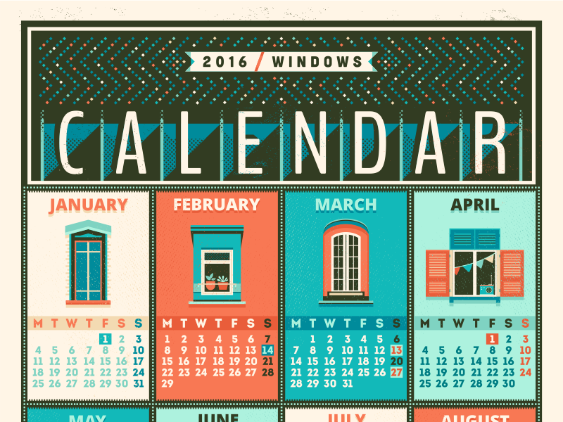 Calendar 2016