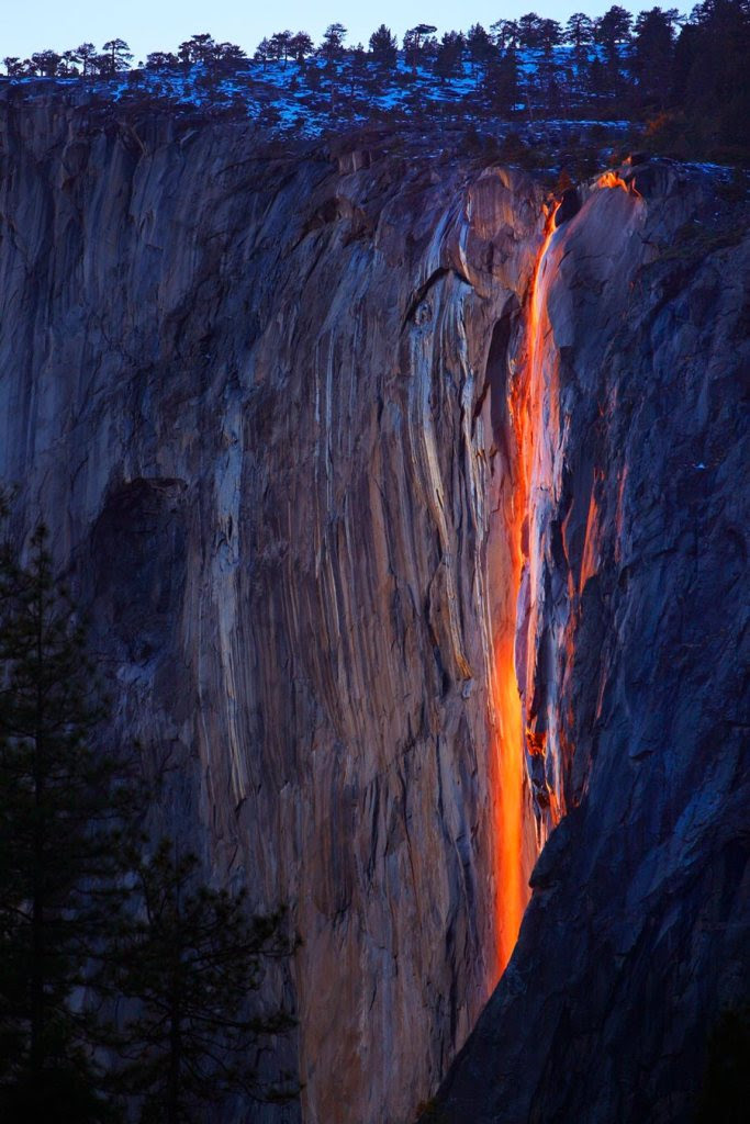 Καταρράκτες Horsetail, Yosemite, ΗΠΑ