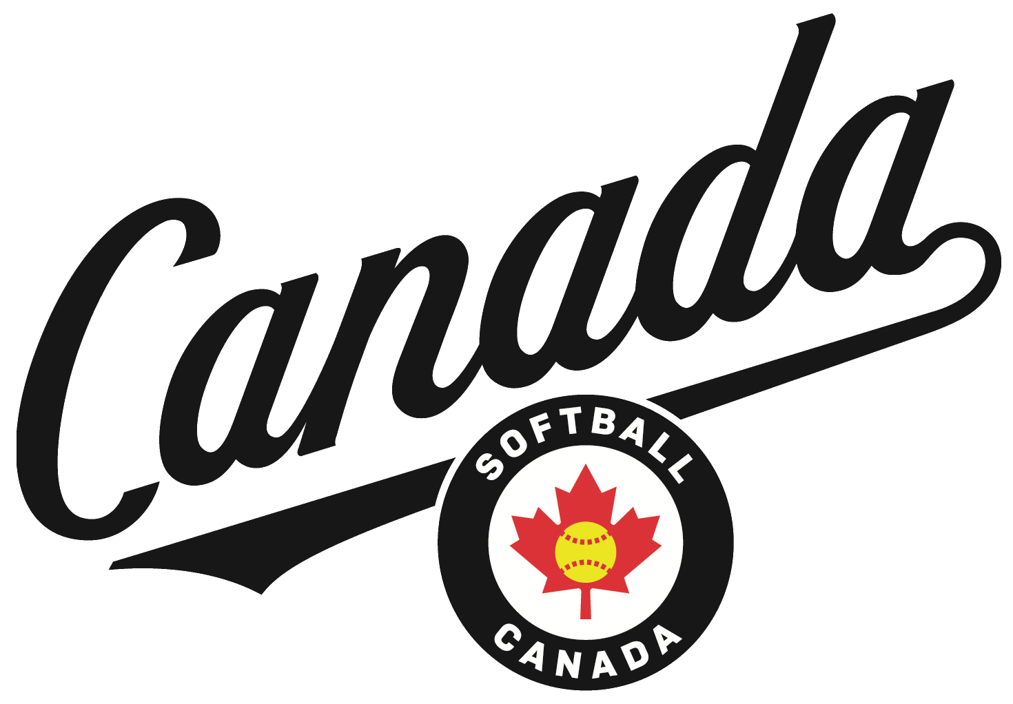 Softball Canada Script + Emblem
