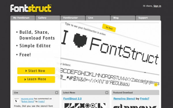 FontStructHome