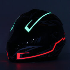 Motorcycle Helmet Light Strip LED Night Signal Light Bars