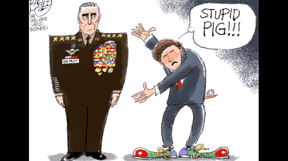 Fox News spreads Russian propaganda to US military bases.
