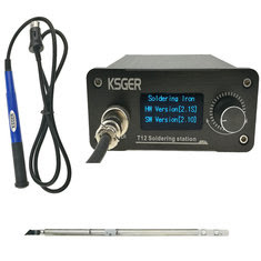 KSGER V2.1S T12 Digital Controller Electric Soldering Iron Tips + Handle