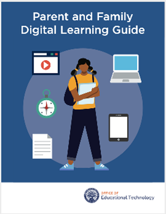 parent and family digital learning guide graphic
