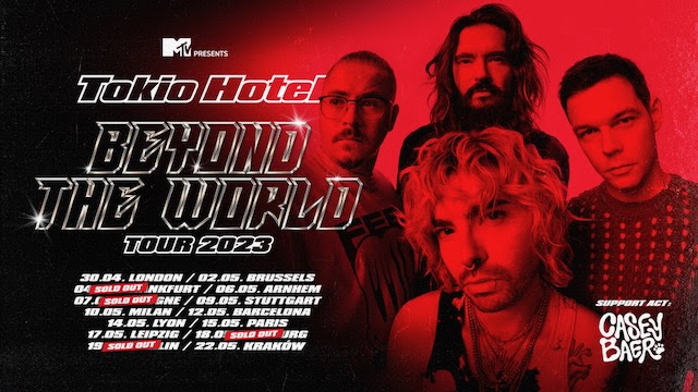 Tokio Hotel announce 'Beyond The World Tour 2023'