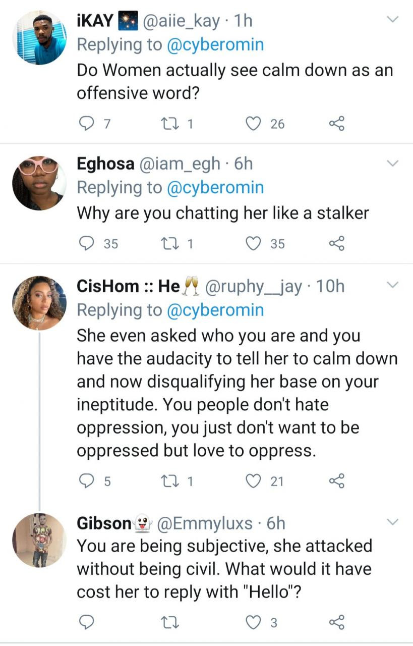 Argument ensues as HR disqualifies a job applicant because of her response to his WhatsApp message