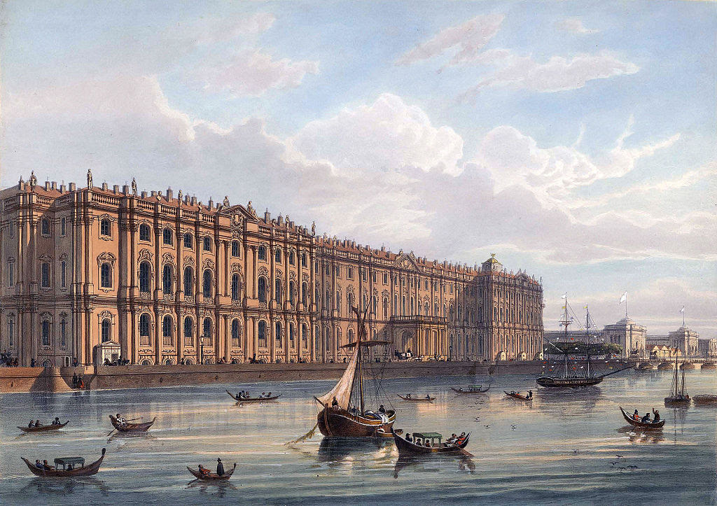 В середине XIX веке в окраске дворца появились красные оттенки.jpg