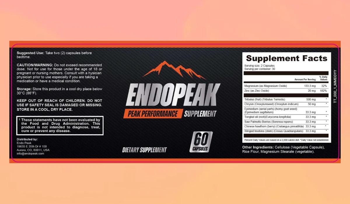 EndoPeak Label