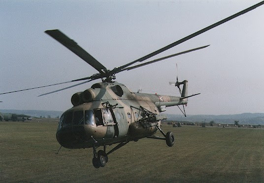 Mi-8 multi-purpose copter. Type used for SAR missions.