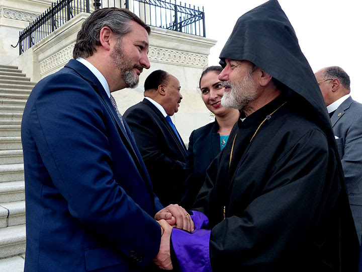 Cruz and Archbishop Tanielian