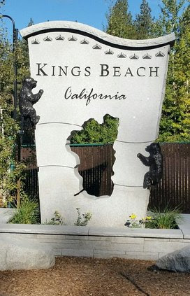 kings beach sign