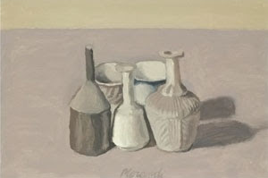 File:'Natura Morta', oil on canvas painting by Giorgio Morandi, 1956, private collection.jpg