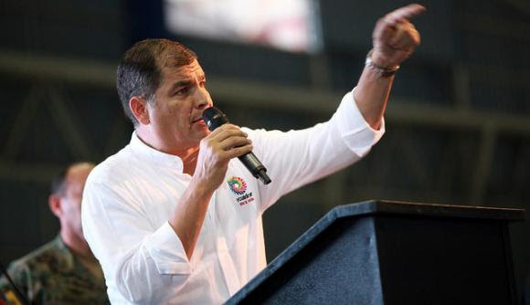 El presidente Correa consideró como una "broma de mal gusto" la declaratoria de Venezuela como una amenaza para la seguridad nacional de EE.UU.