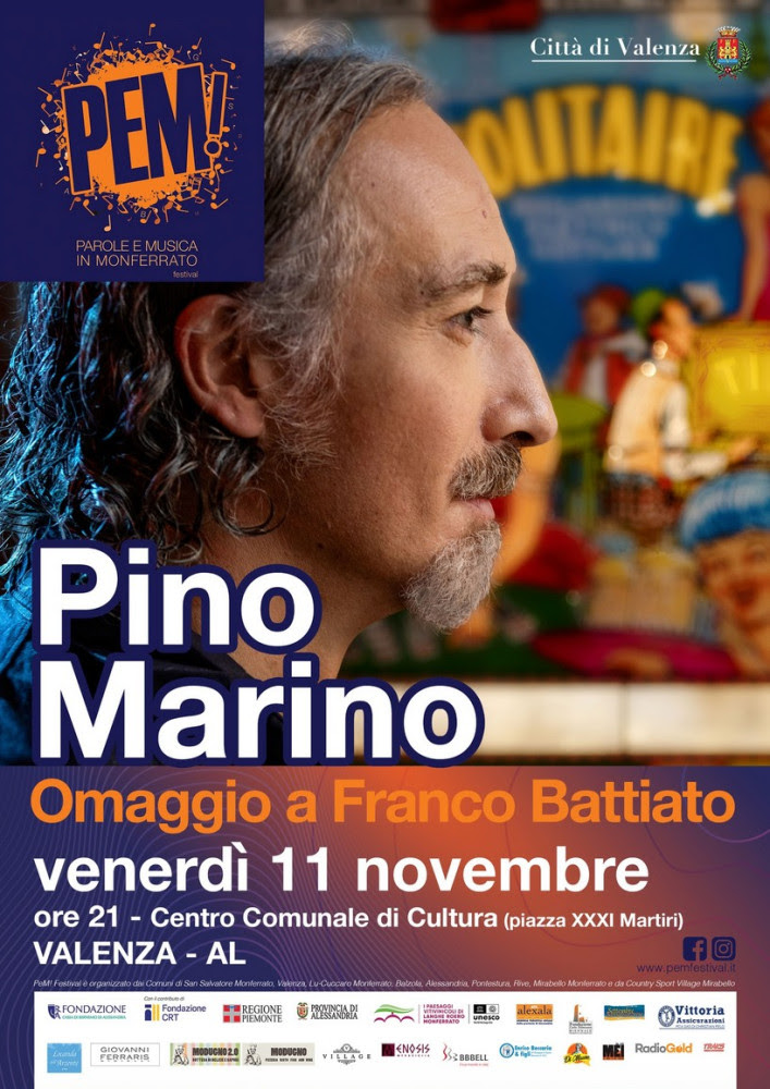 UN OMAGGIO A FRANCO BATTIATO CON PINO MARINO PER IL “PEM! FESTIVAL”