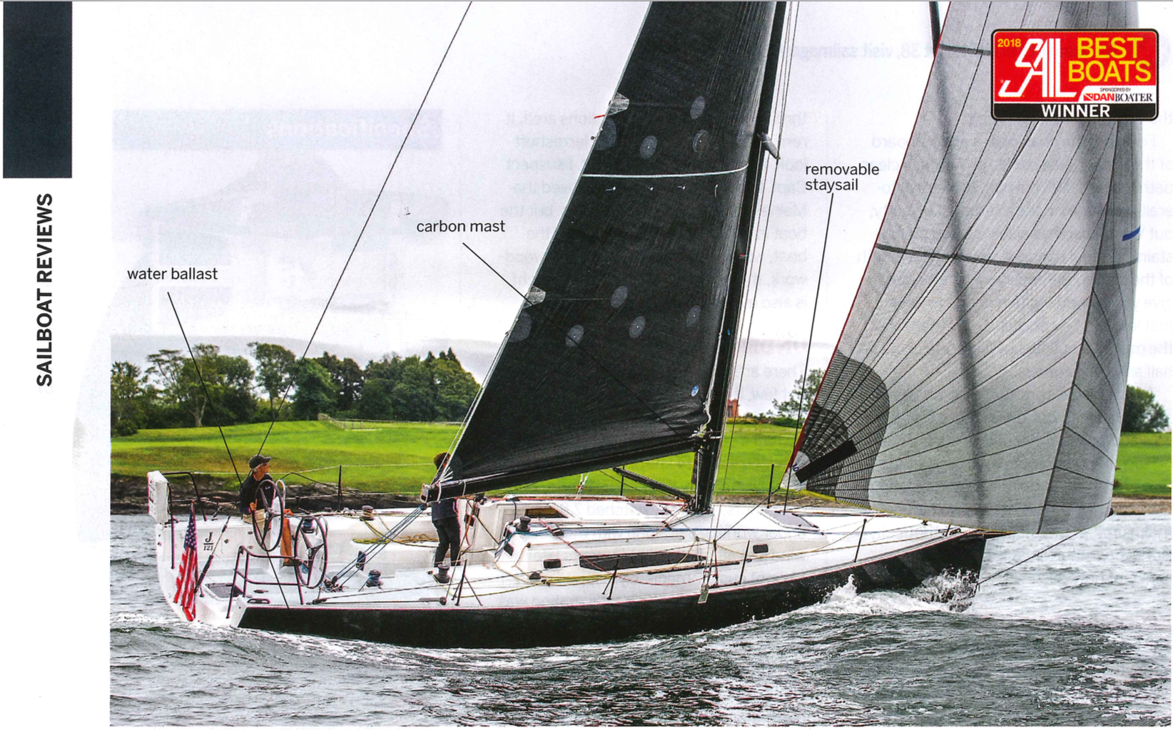 J/121 SAIL magazine guide review