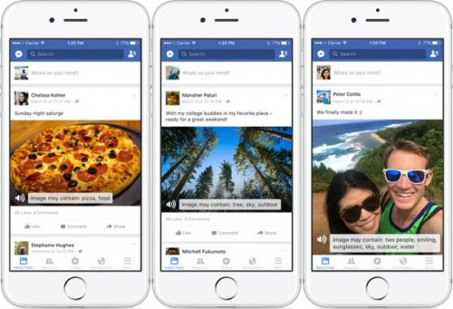 Com o novo recurso ofertado pelo Facebook, deficientes visuais poderão ter mais informações sobre as imagens postadas pelos amigos na rede social.