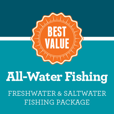 All-Water Fishing License Package