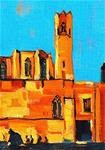 Plaça del Rei, Barcelona Painting - Posted on Thursday, November 20, 2014 by Kevin Inman