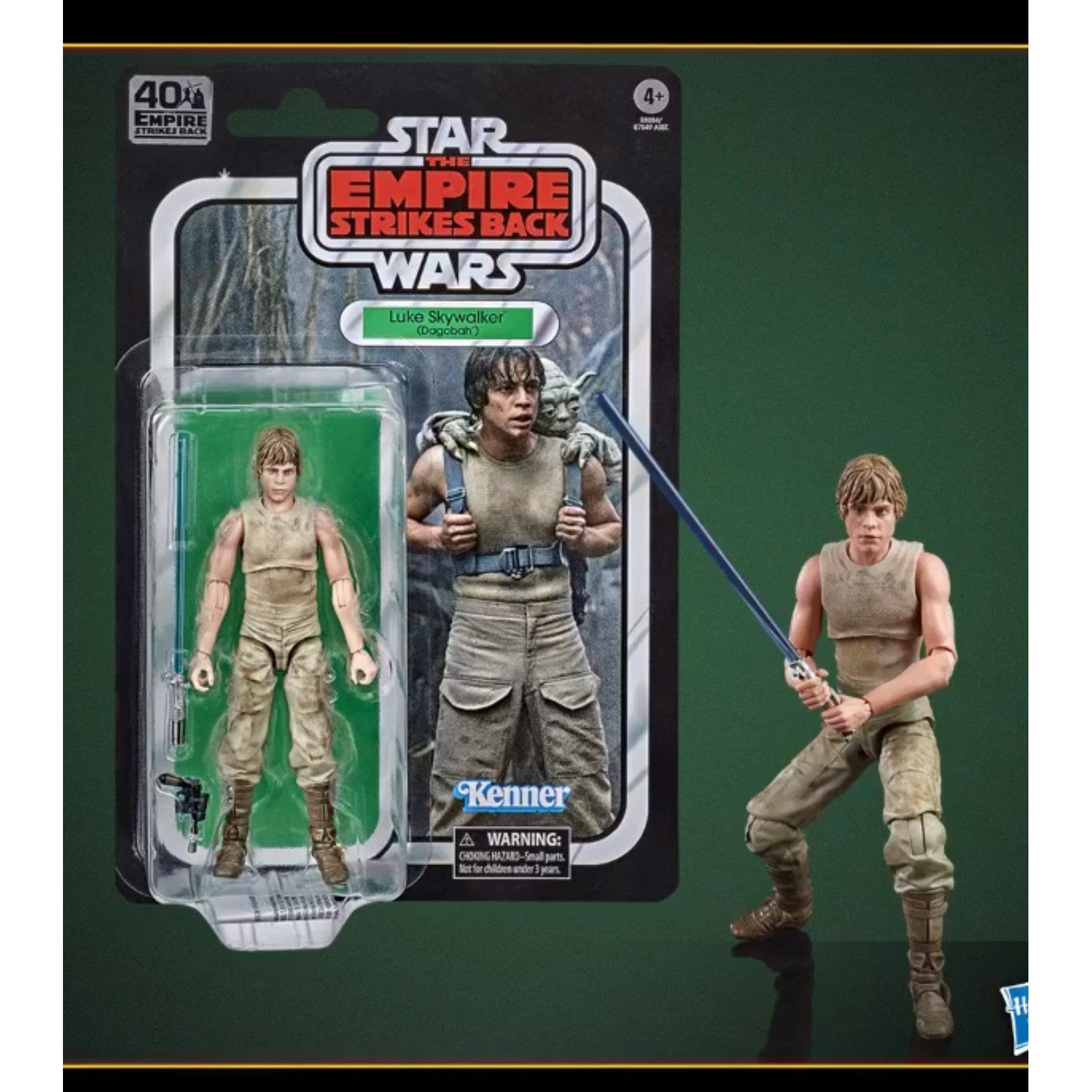 Image of Star Wars The Black Series Empire Strikes Back 40th Anniversary 6-Inch Luke Skywalker Dagobah Action Figure - SEPTEMBER 2020